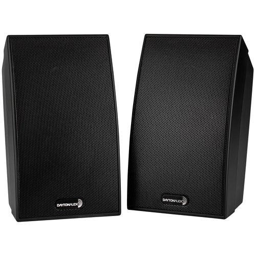 Dayton Audio SAT-BK 3-3/4" 2-Way Satellite Speaker Pair Black